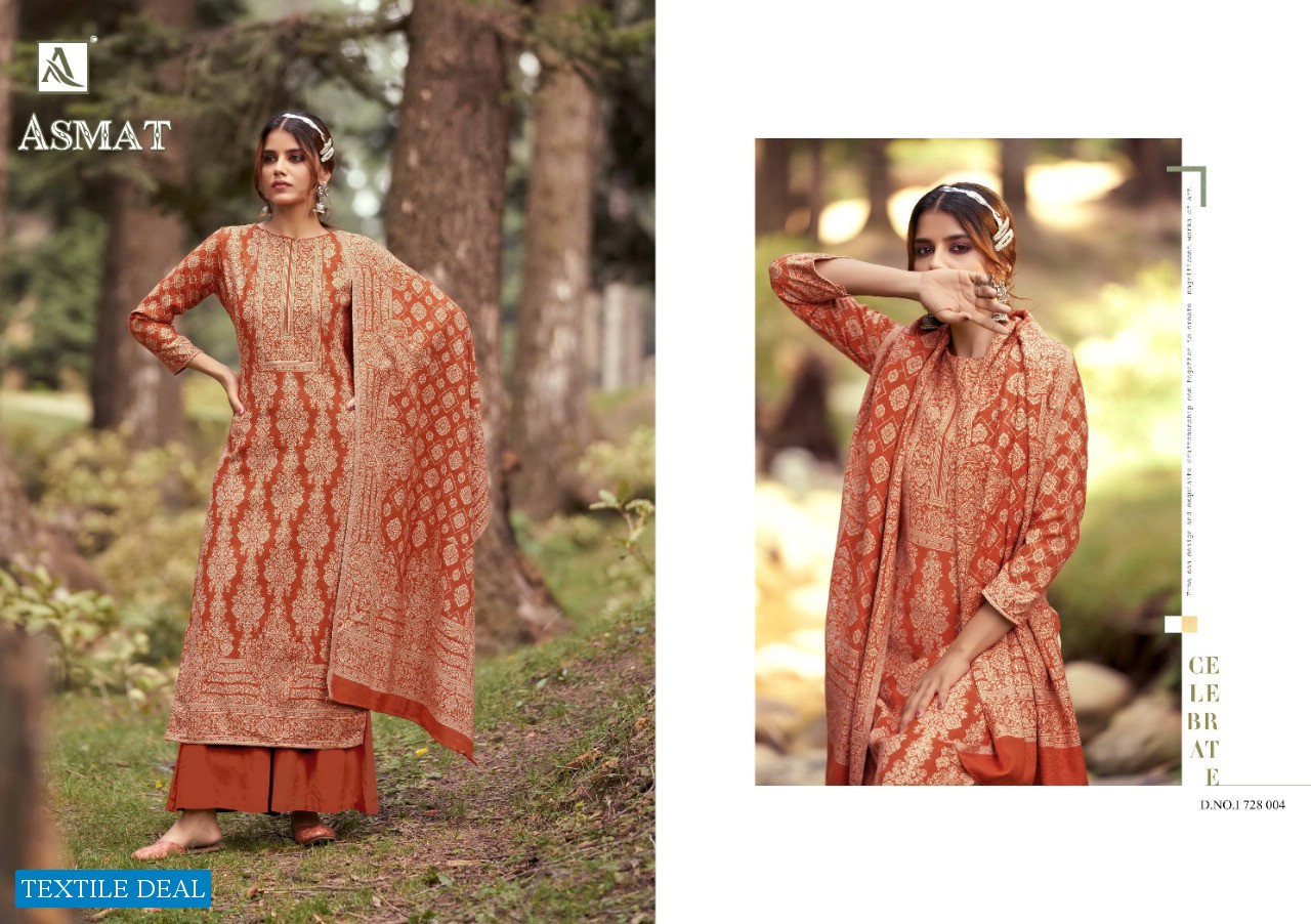 Alok Asmat Wholesale Pure Wool Pashmina Winter Dress