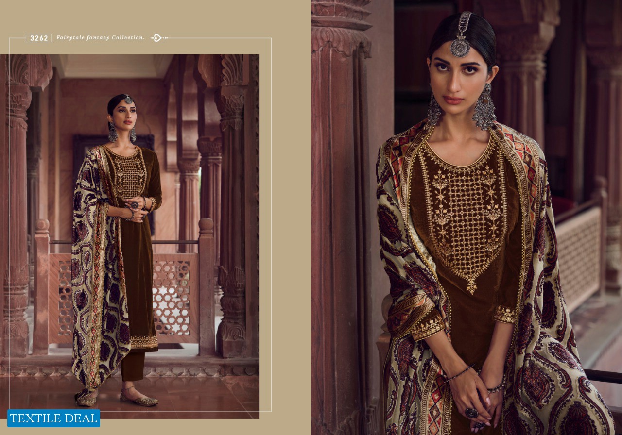 MEERA CHARMY PRESENT GLAMOUR VELVET EMBROIDERY WINTER GARAM SUITS