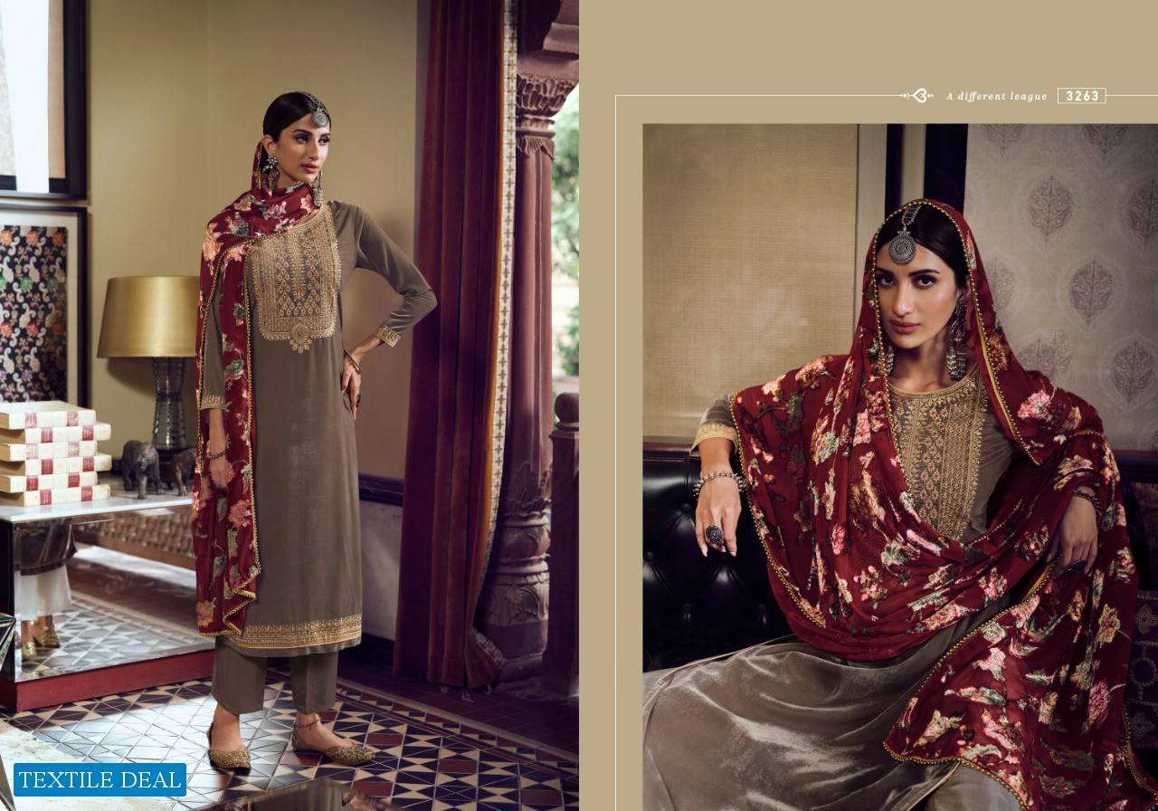 MEERA CHARMY PRESENT GLAMOUR VELVET EMBROIDERY WINTER GARAM SUITS