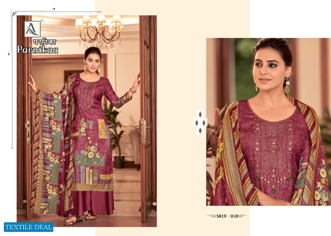 Alok Parnikaa Wholesale Wool Pashmina Winter Dress