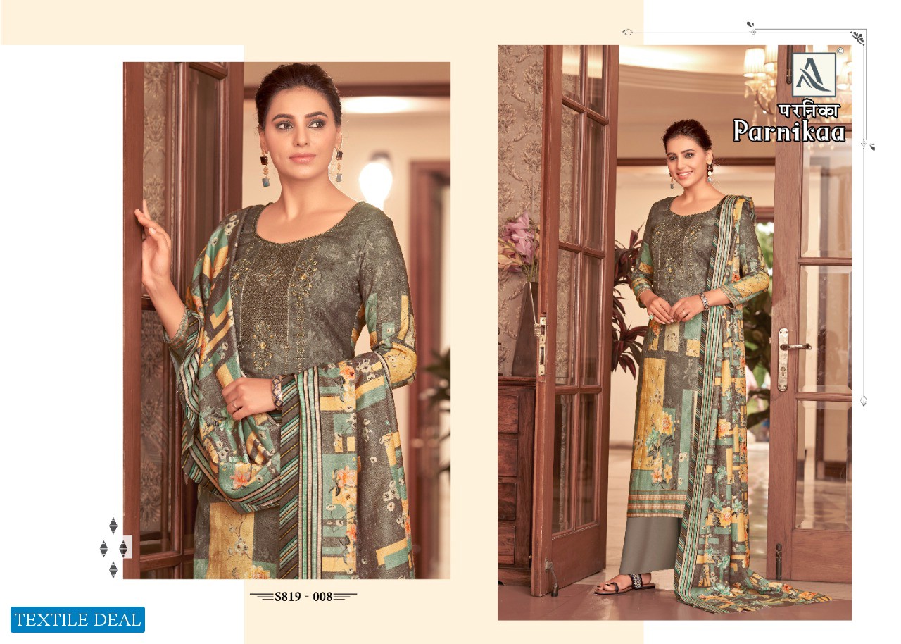 Alok Parnikaa Wholesale Wool Pashmina Winter Dress