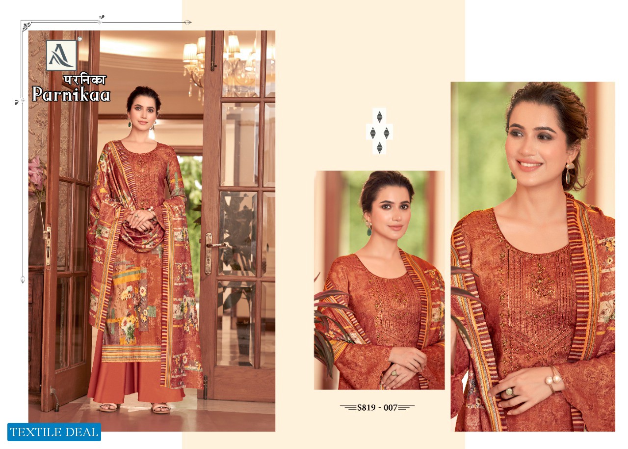 Alok Parnikaa Wholesale Wool Pashmina Winter Dress