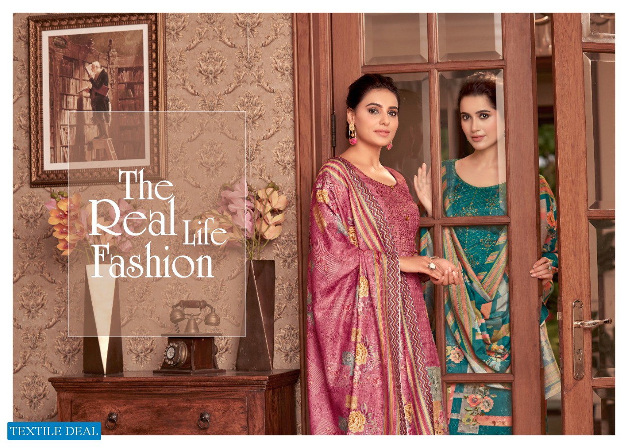 Alok Parnikaa Wholesale Wool Pashmina Winter Dress