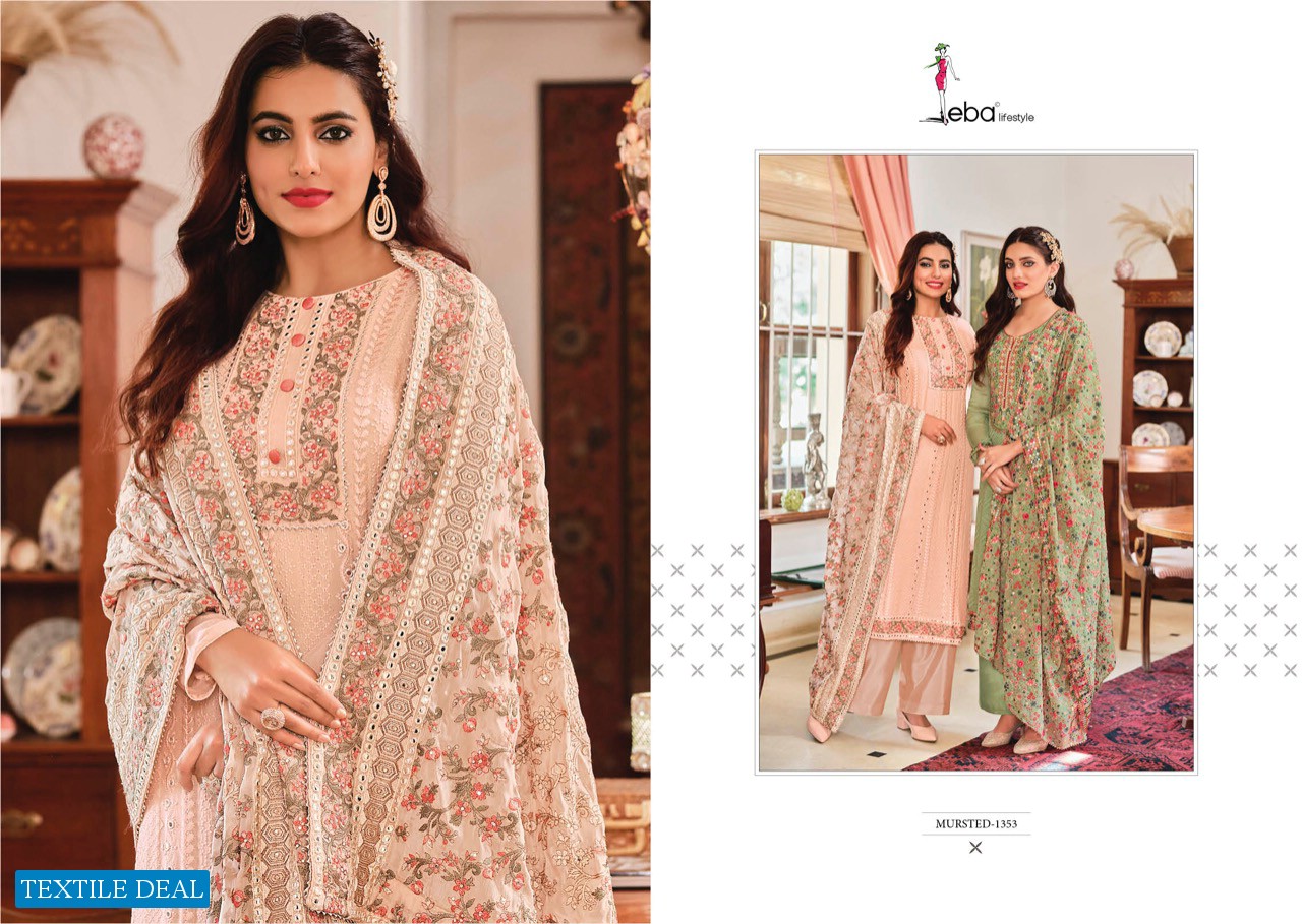 Eba Mustard Vol-2 Wholesale Heavy Dupatta Salwar Kameez