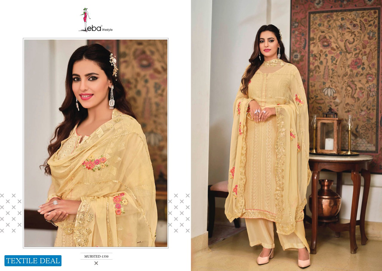 Eba Mustard Vol-2 Wholesale Heavy Dupatta Salwar Kameez