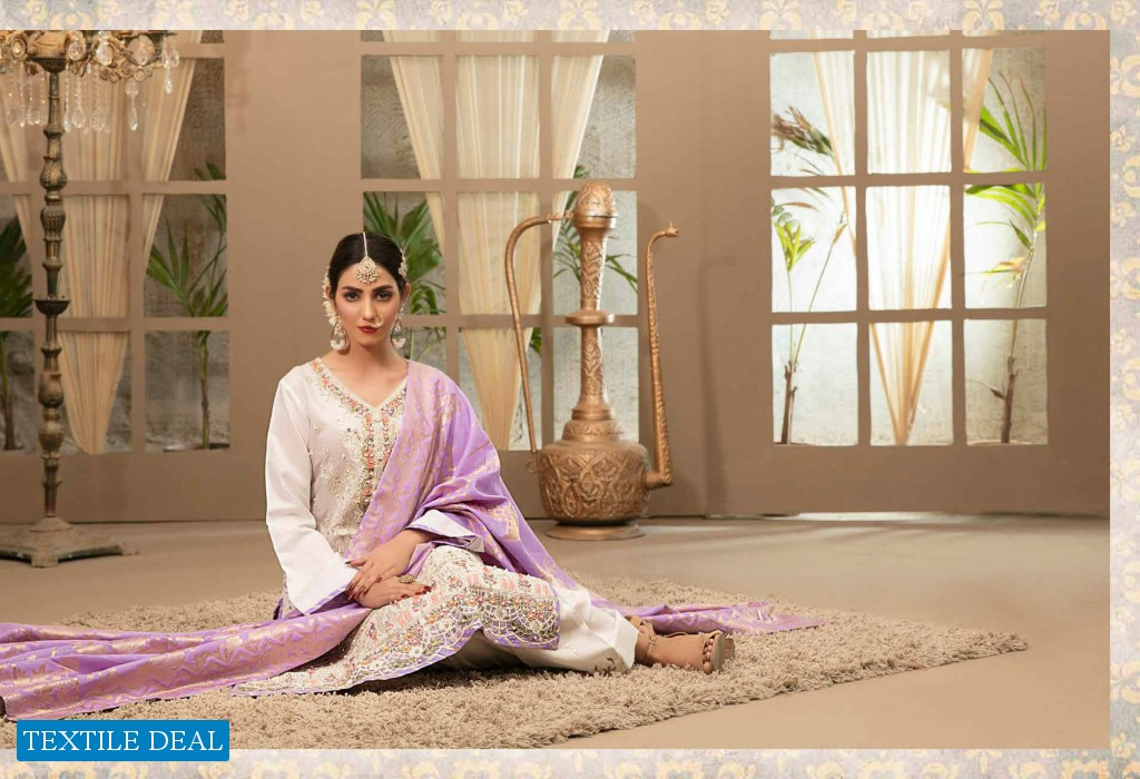 Poshak Imran Mubeen Textile Viscose Fabrics Original Pakistani Dress