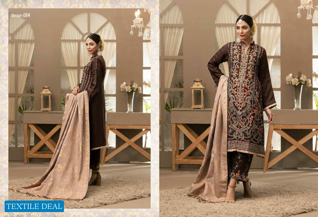 Poshak Imran Mubeen Textile Viscose Fabrics Original Pakistani Dress