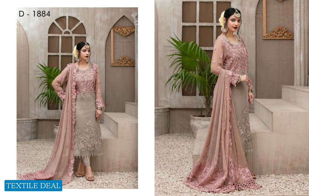 Tawakkal Tiffany Exclusive Chiffon Branded Pakistani Dress