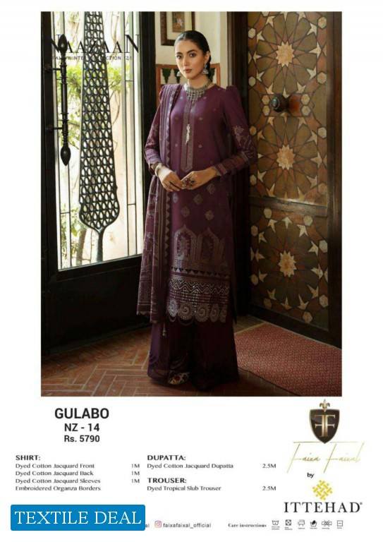 ITTEHAD BY NAAZAAN  WINTER COLLECTION  2021