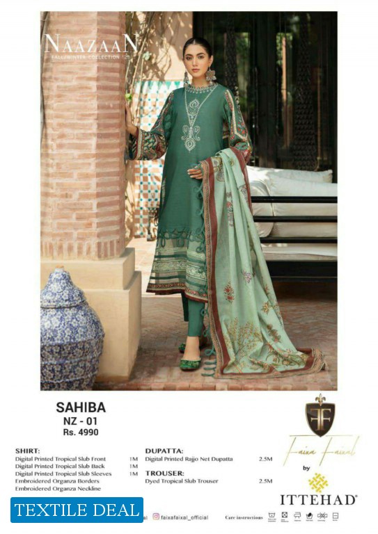 ITTEHAD BY NAAZAAN  WINTER COLLECTION  2021
