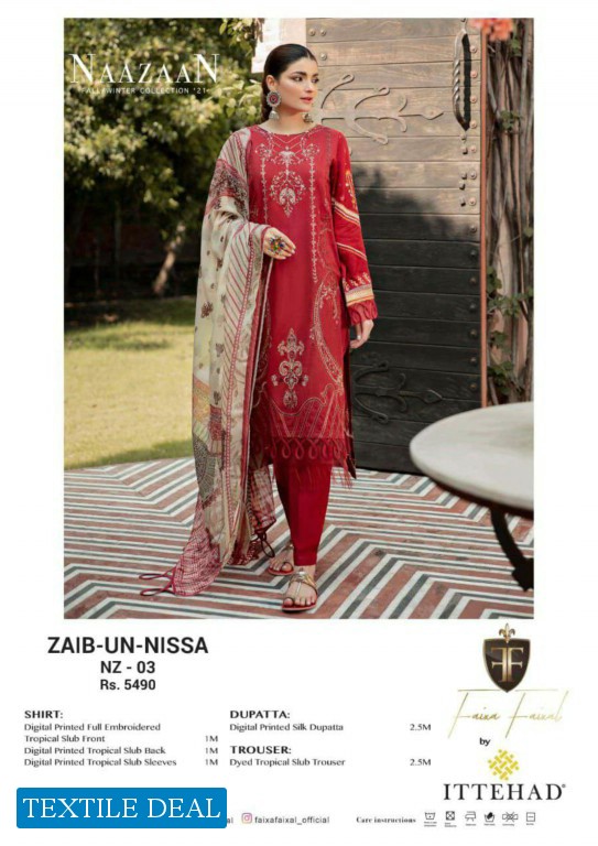 ITTEHAD BY NAAZAAN  WINTER COLLECTION  2021