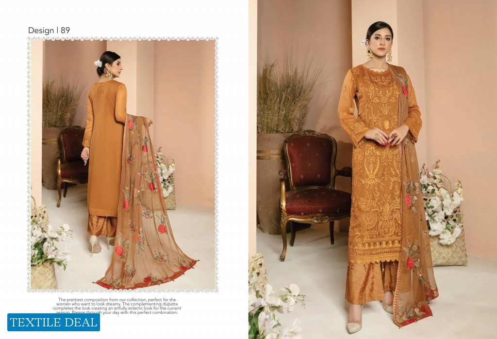 Mirha Imran Mubeen Textile embroidered Chiffon Collection