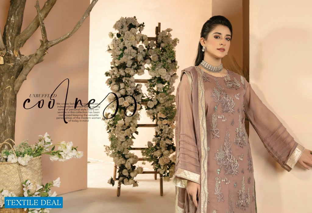 Mirha Imran Mubeen Textile embroidered Chiffon Collection