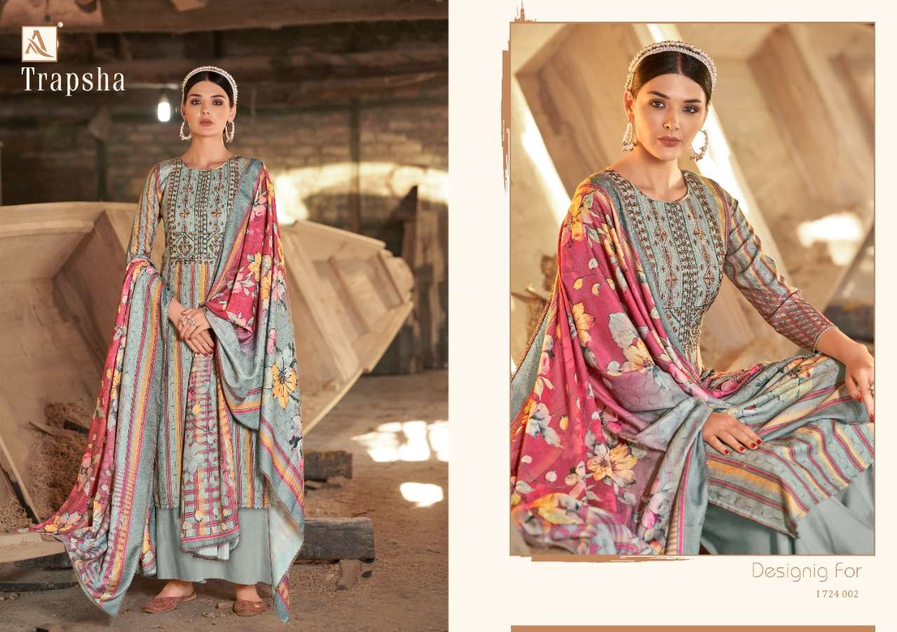 ALOK TRAPSA PASHMINA GARAM DRESS COLLECTION