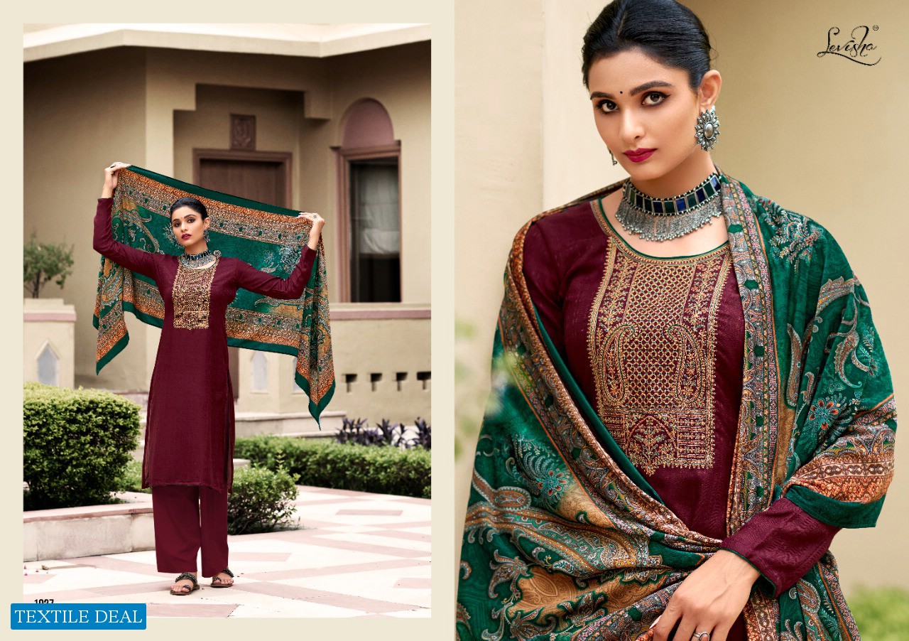 LEVISHA CHARVI VELVET PASHMINA SALWAR KAMEEZ