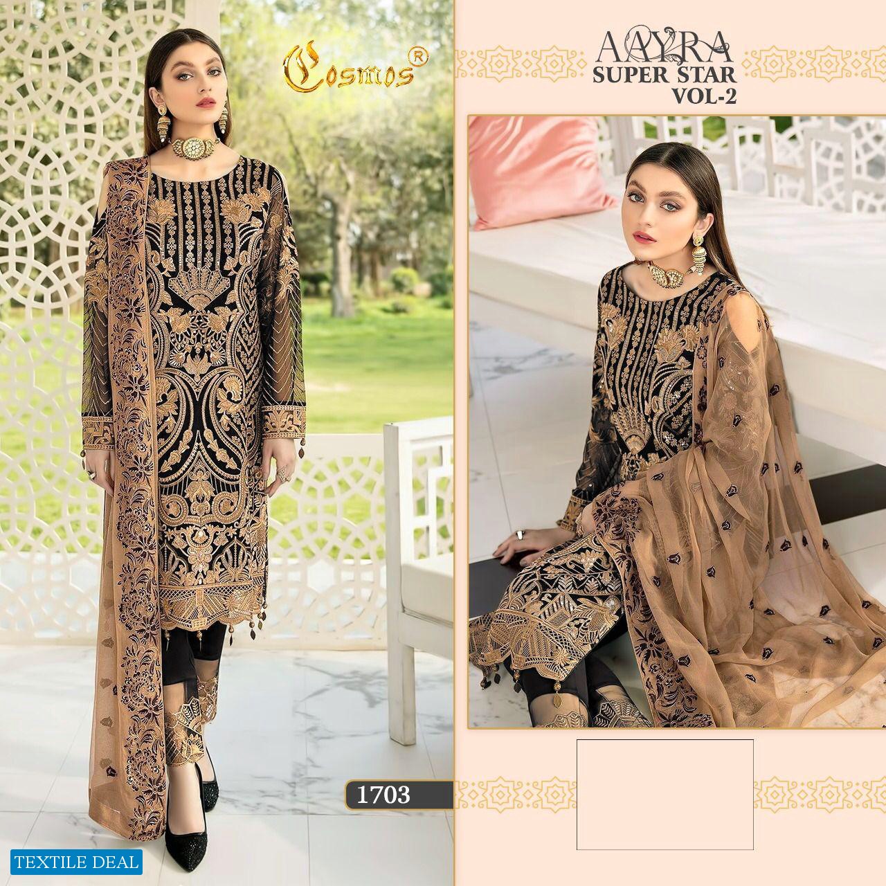 Cosmos Aayra Superstar Vol-2 Wholesale Pakistani Concept Dress