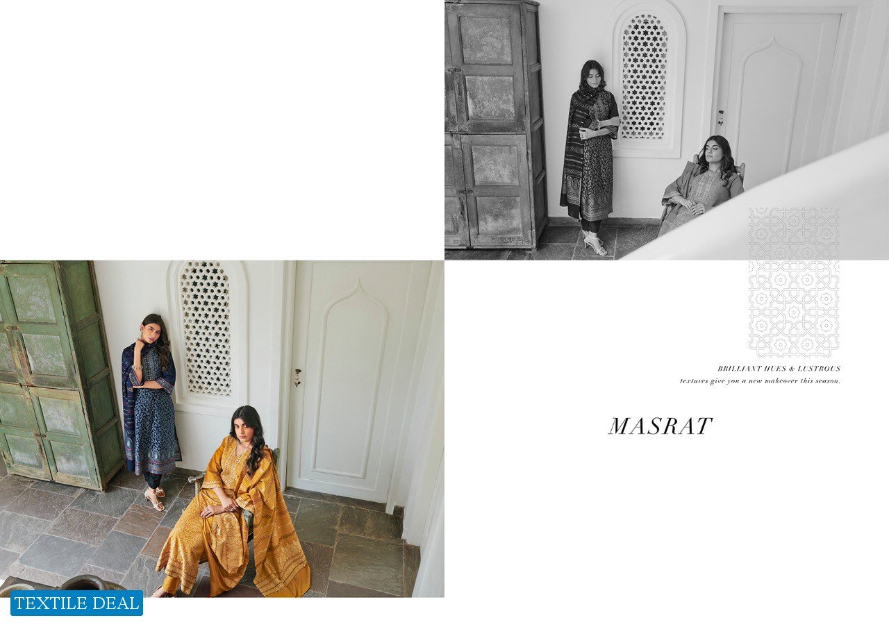 Jay VIjay Masrat Wholesale Pashmina Jacquard Salwar Kameez