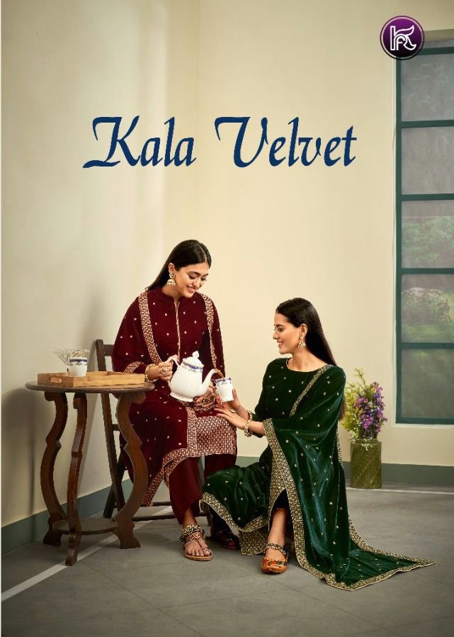 Kala Velvet Wholesale designer Winter Collection