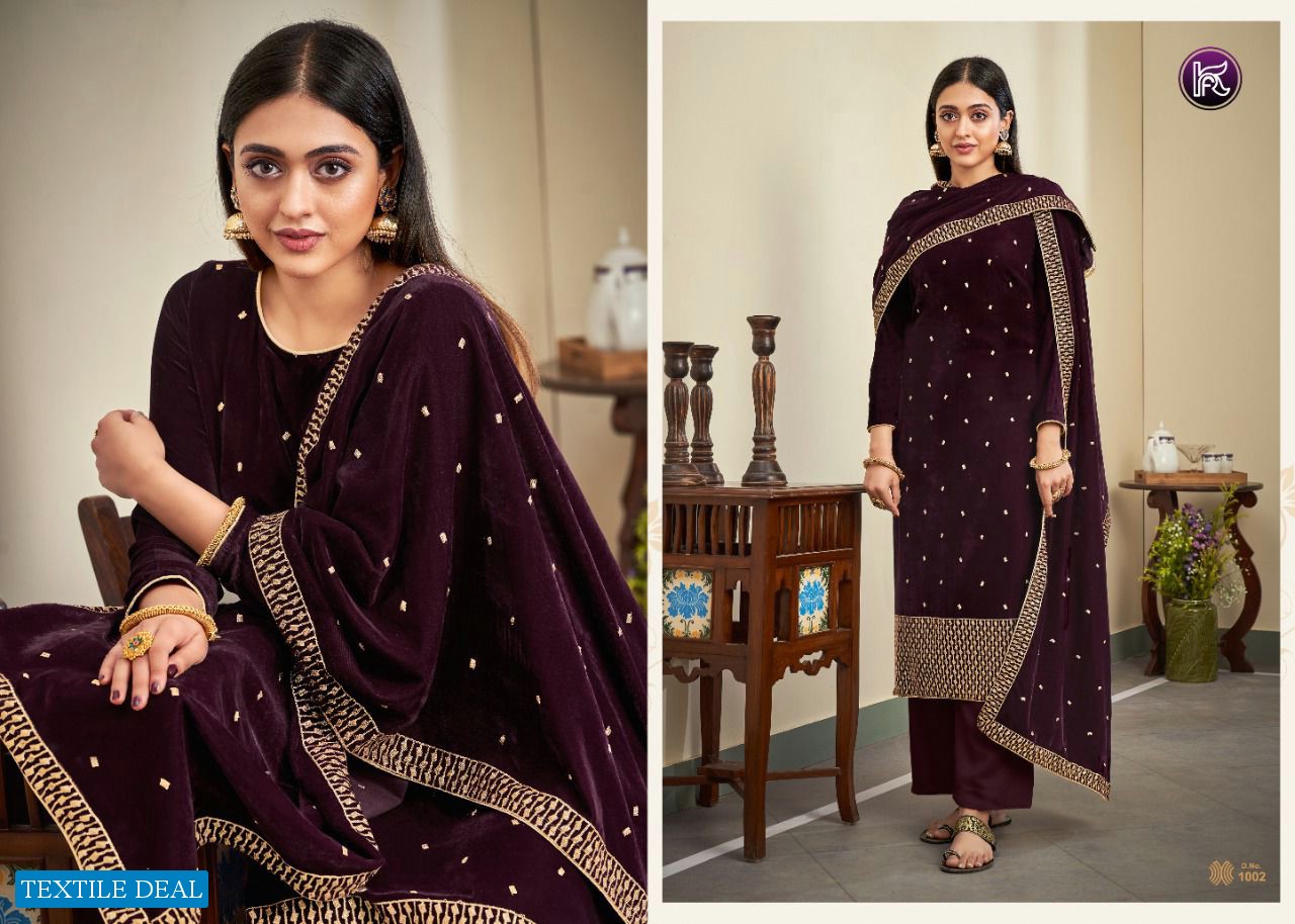 Kala Velvet Wholesale designer Winter Collection