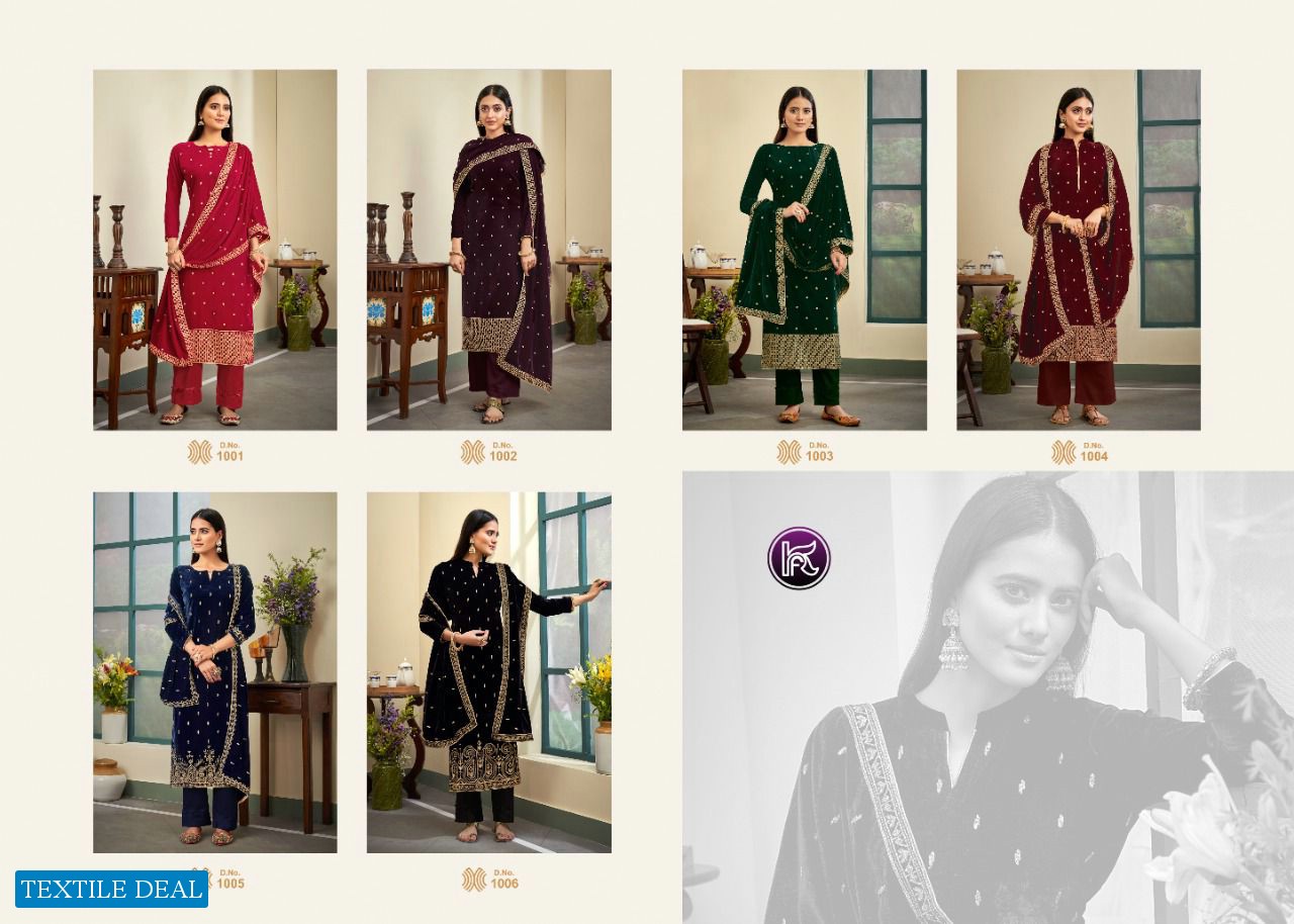 Kala Velvet Wholesale designer Winter Collection