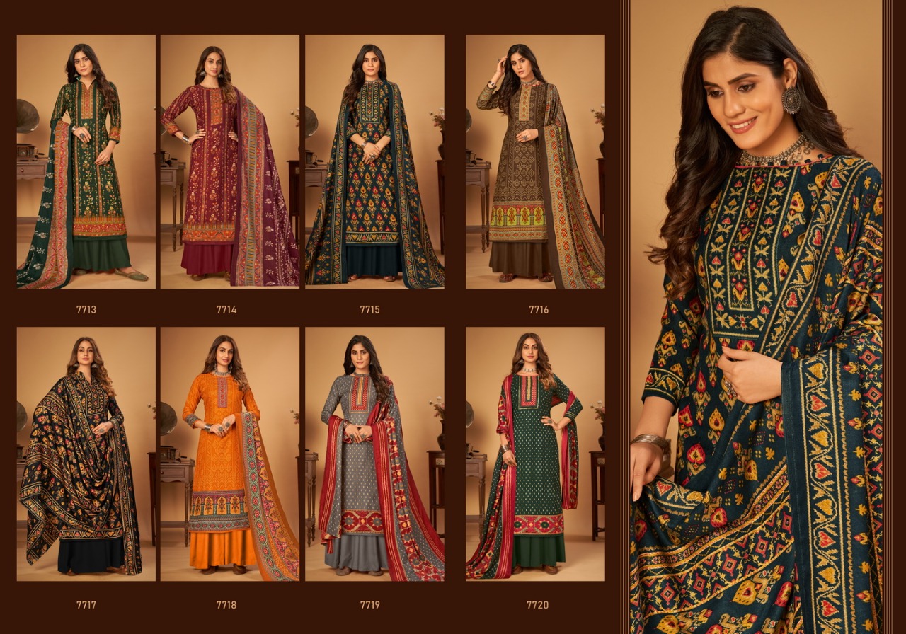 Levisha Harmony Wholesale Pure Pashmina Digital Style Salwar Kameez
