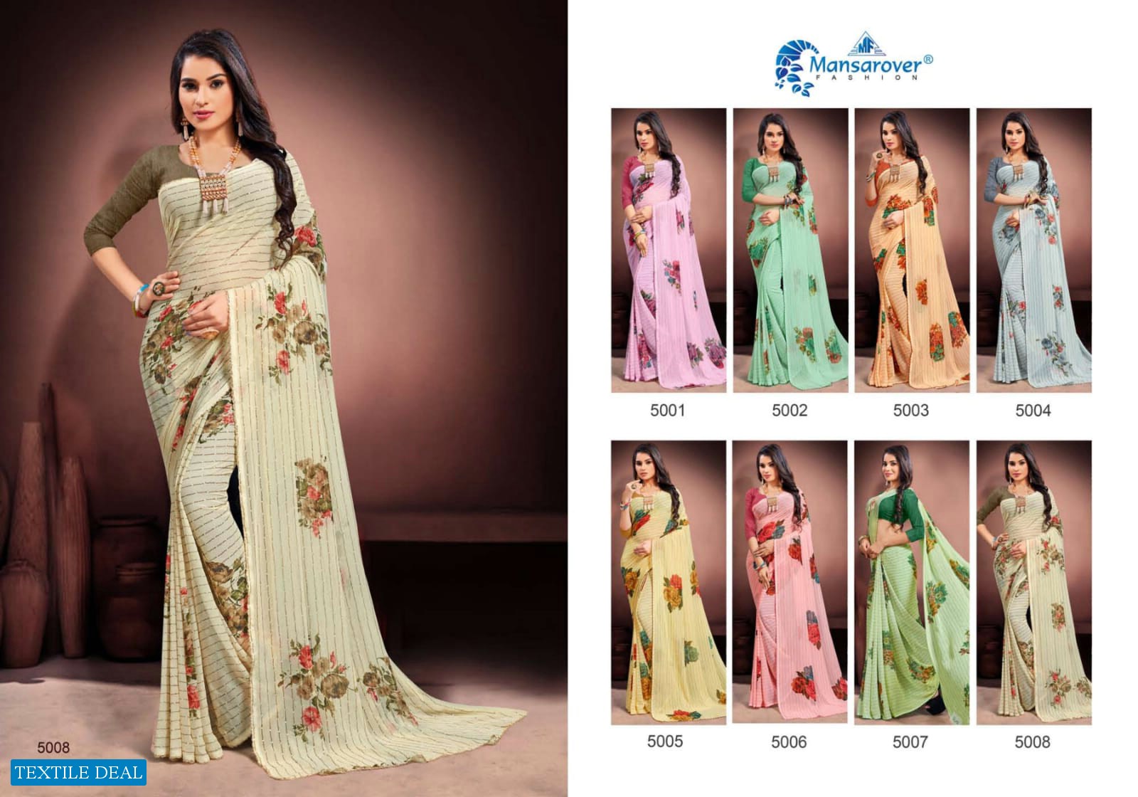 Mansarover Kashmira Wholesale Indian Sarees