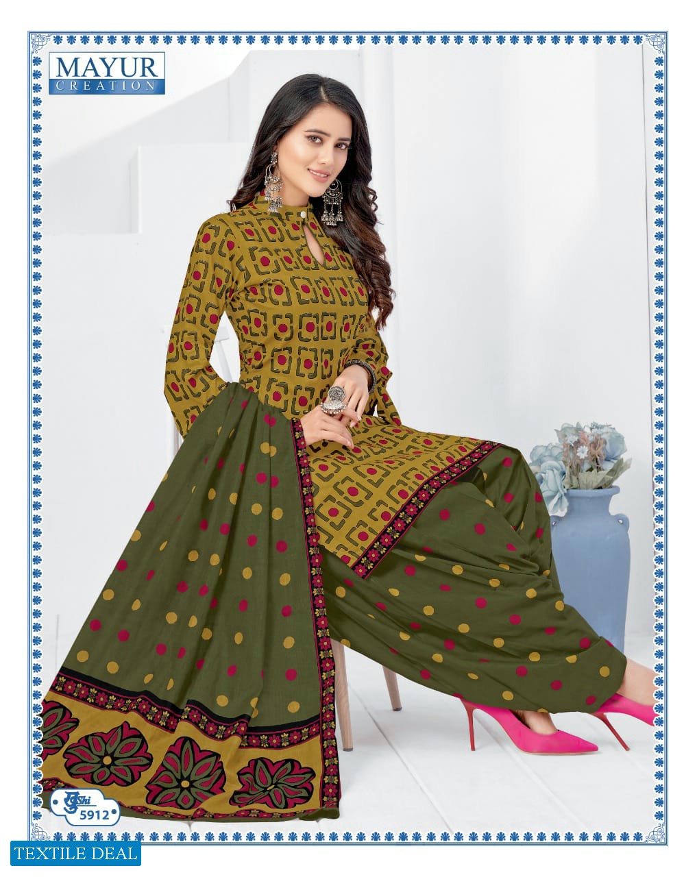 Mayur khushi Vol-59 Wholesale Pure Cotton Dress Material