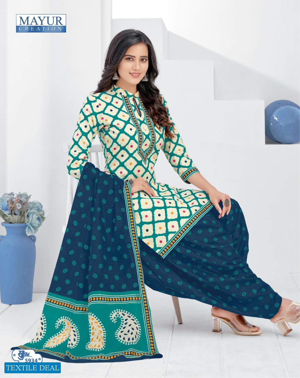 Mayur khushi Vol-59 Wholesale Pure Cotton Dress Material