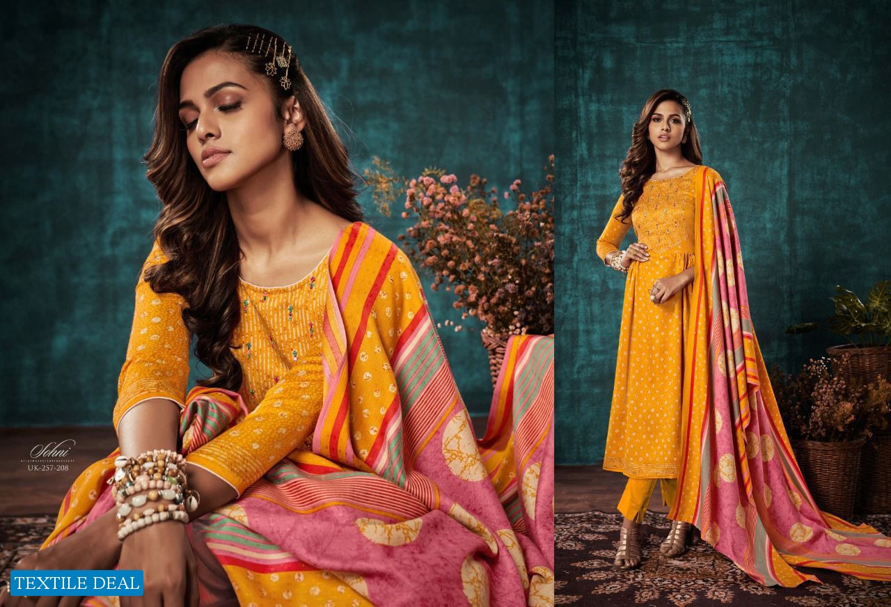 Sargam Sohni Wholesale Pure Pashmina Dress Material