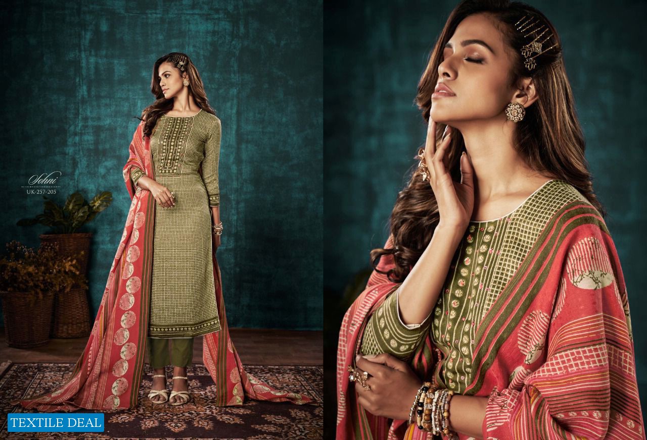 Sargam Sohni Wholesale Pure Pashmina Dress Material