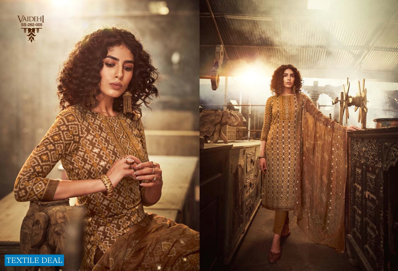 Sargam Vaidehi Wholesale Pure Pashmina Winter Dress