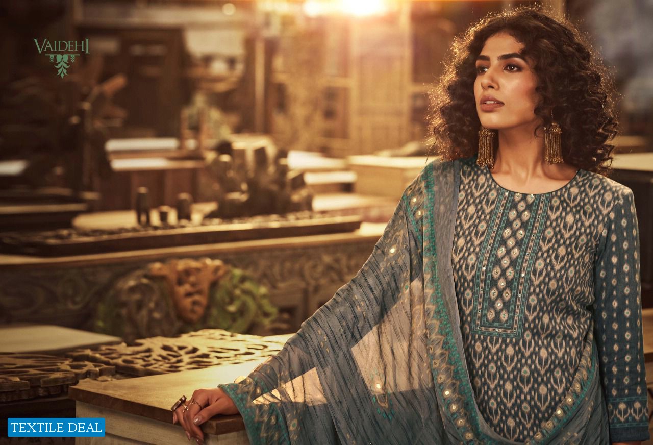 Sargam Vaidehi Wholesale Pure Pashmina Winter Dress