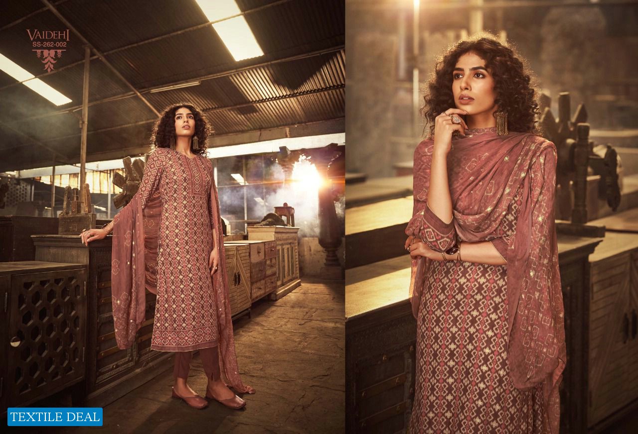 Sargam Vaidehi Wholesale Pure Pashmina Winter Dress