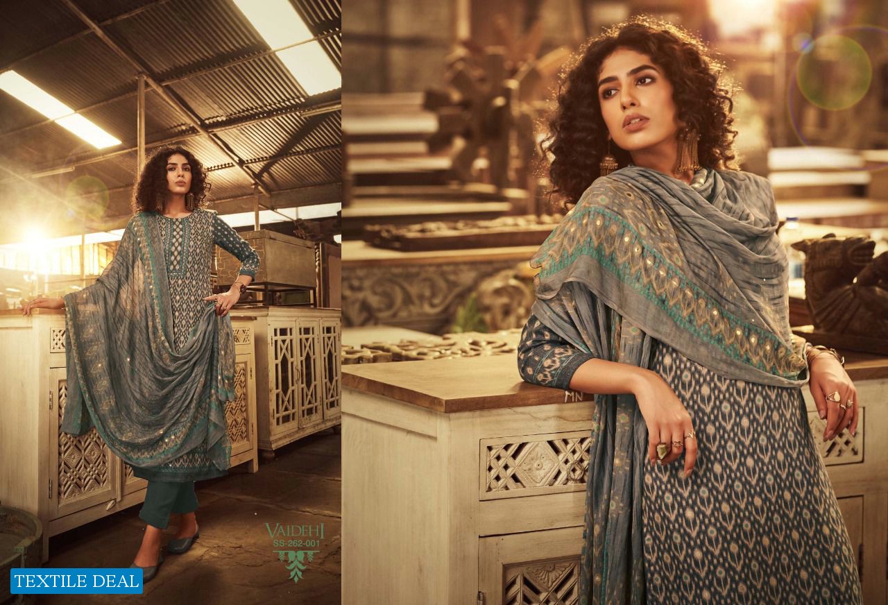 Sargam Vaidehi Wholesale Pure Pashmina Winter Dress