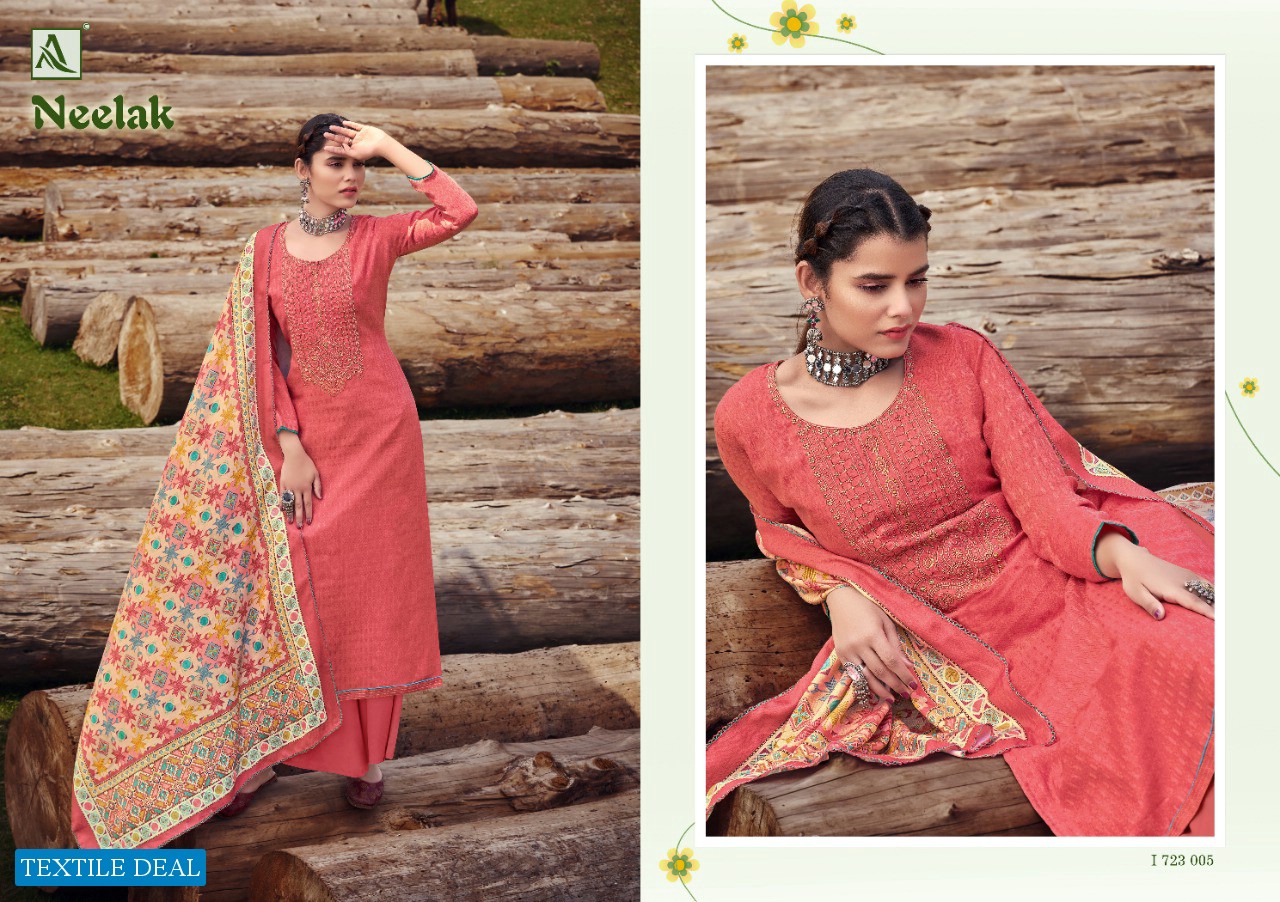 Alok Neelak Wholesale Pure Wool Pashmina Dress Material