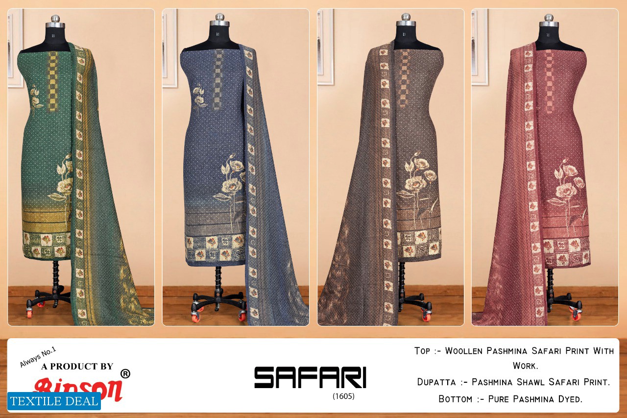 Bipson Safari 1605 Wholesale Pashmina Winter Dress