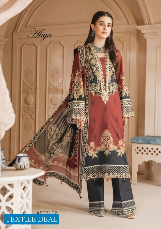 Anaya Embroidered Cambric 2021 Original Pakistani Dress