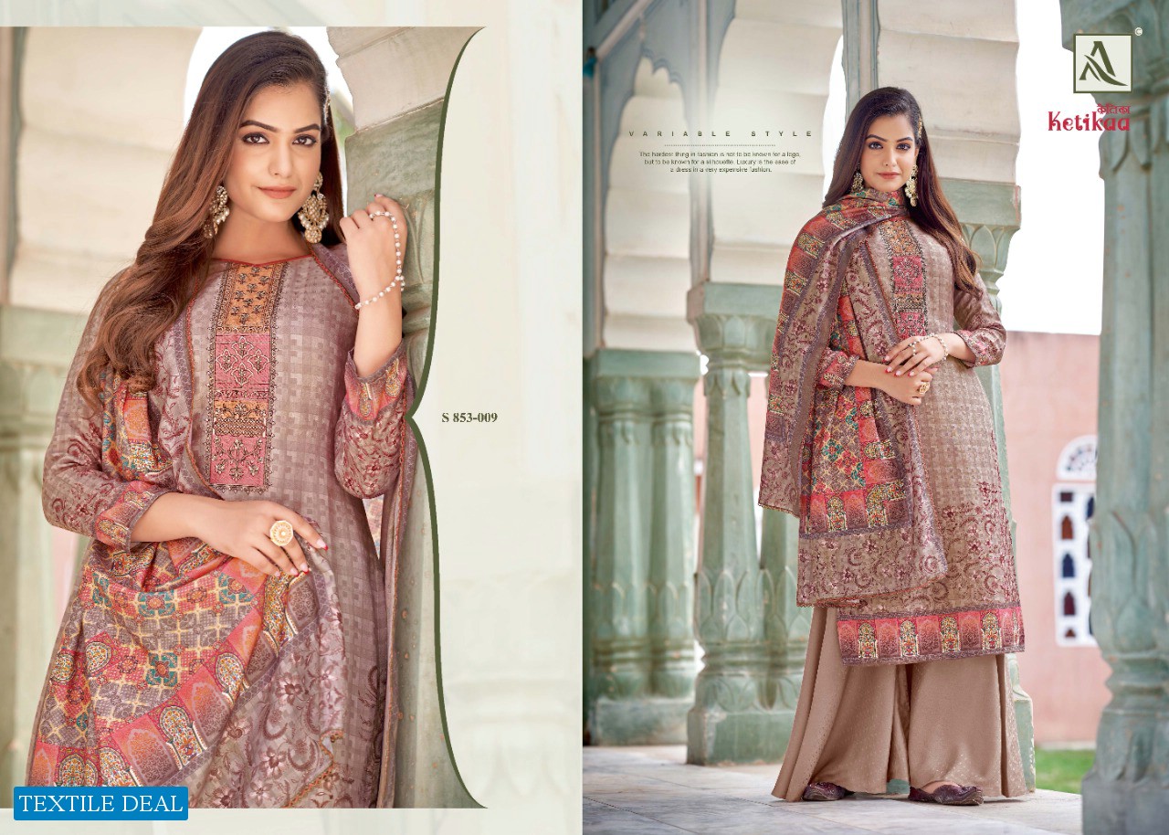 Alok Ketikaa Wholesale Wool Pashmina Winter Dress