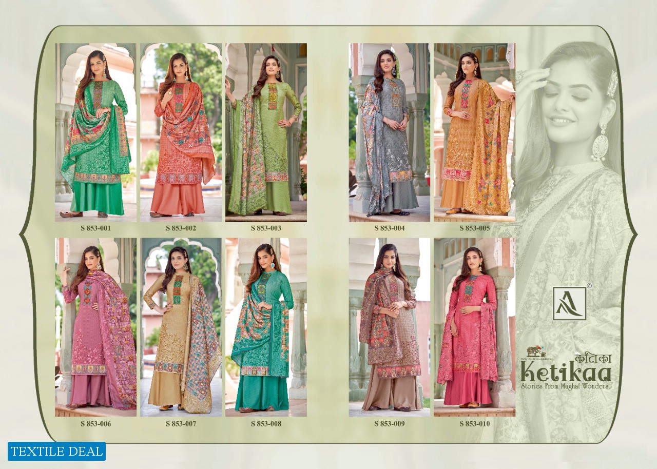 Alok Ketikaa Wholesale Wool Pashmina Winter Dress