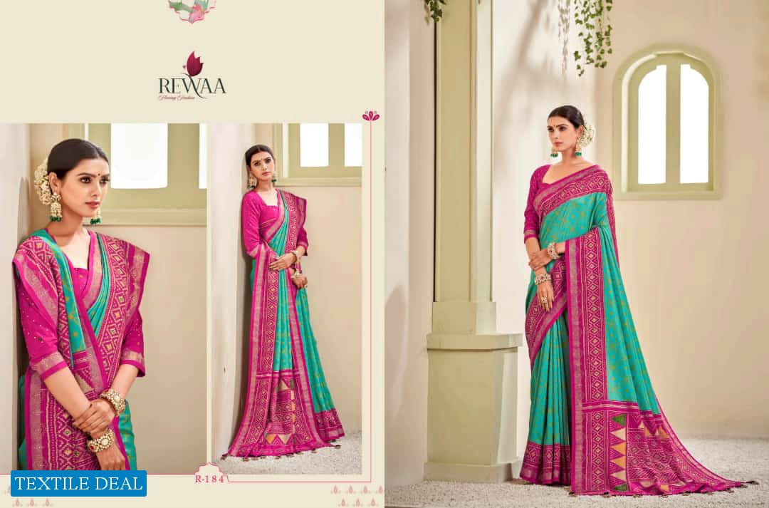 Rewaa Patola Vol-2 Wholesale Silk Based Indian Sarees