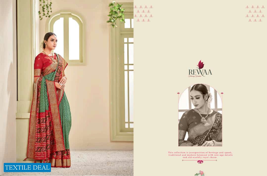 Rewaa Patola Vol-2 Wholesale Silk Based Indian Sarees