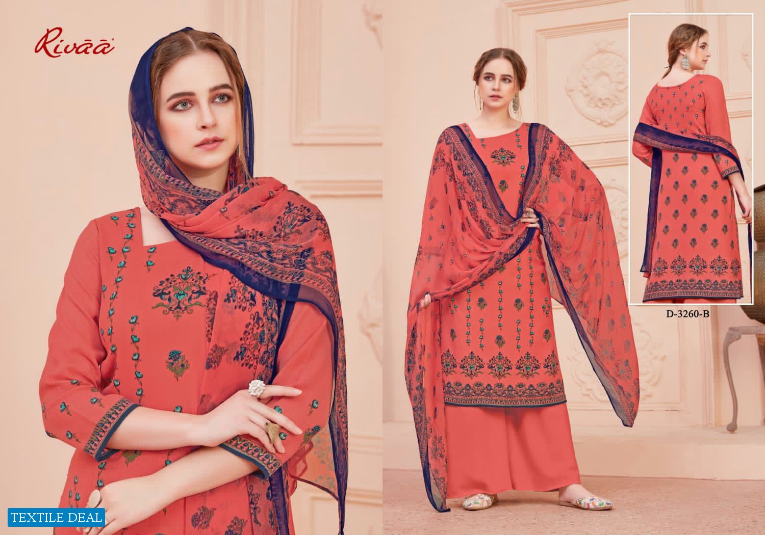Rivaa Tabeer Wholesale Heavy Pashmina Winter Dress