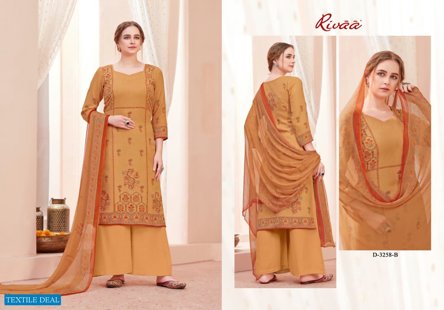 Rivaa Tabeer Wholesale Heavy Pashmina Winter Dress