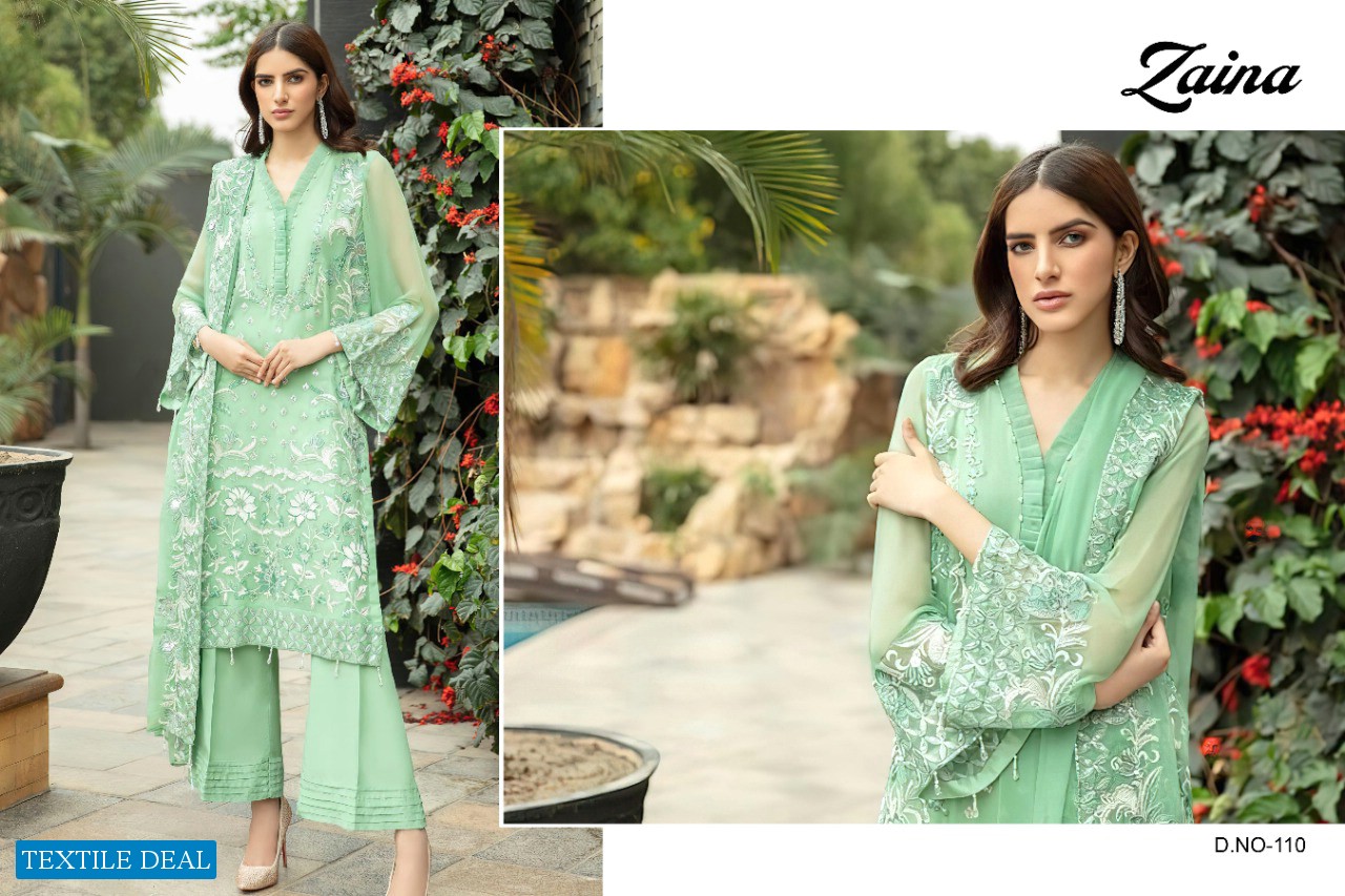 Zaina Vol-10 Wholesale Pakistani Concept Dress