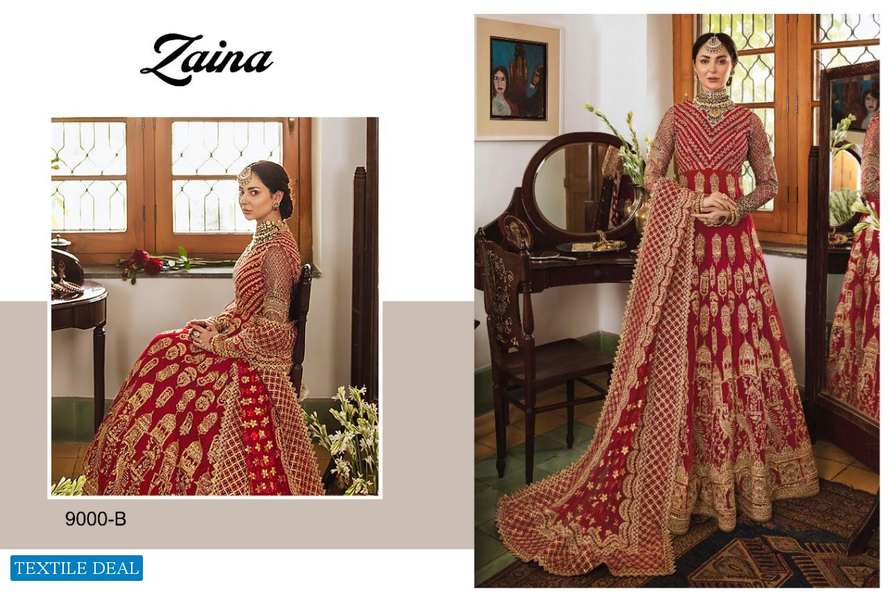 Zaina Vol-8 Wholesale Pakistani Concept Dress Material