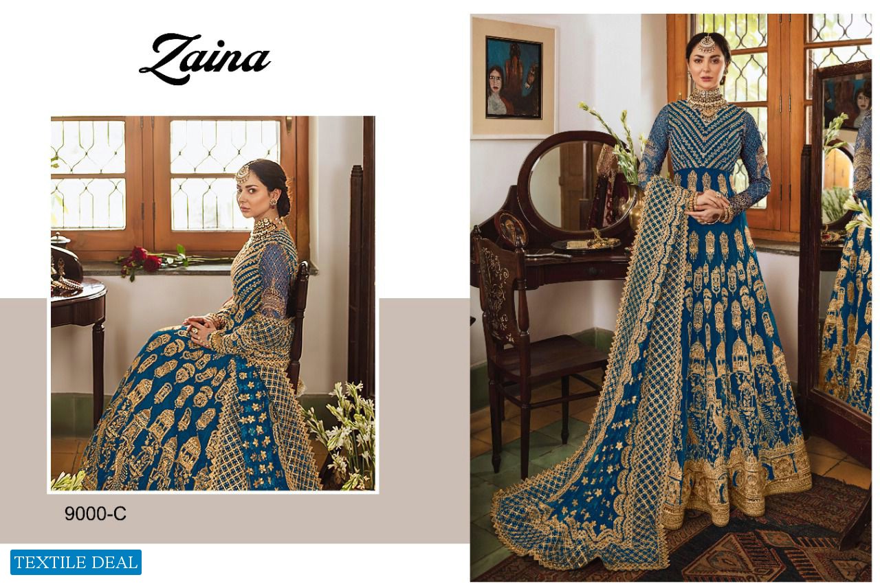 Zaina Vol-8 Wholesale Pakistani Concept Dress Material