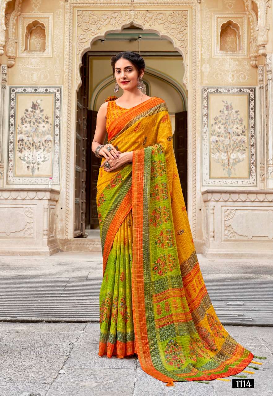 VINAMRA VISCOSE PRINTS ELEVEN VOL 2 FANCY SAREES WHOLESALER