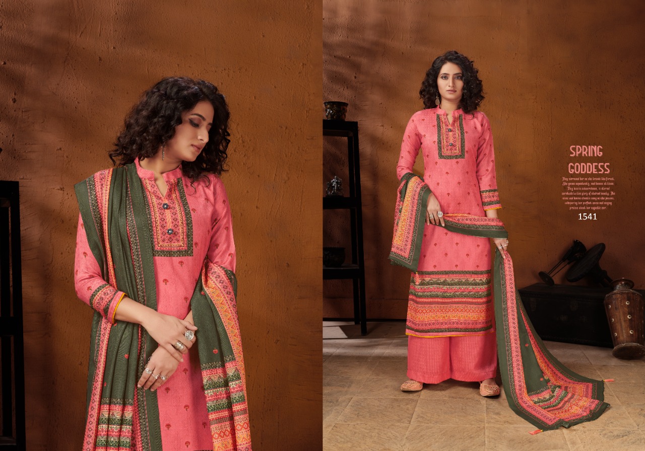 Bipson Meraki Wholesale Woolen Pashmina Dress