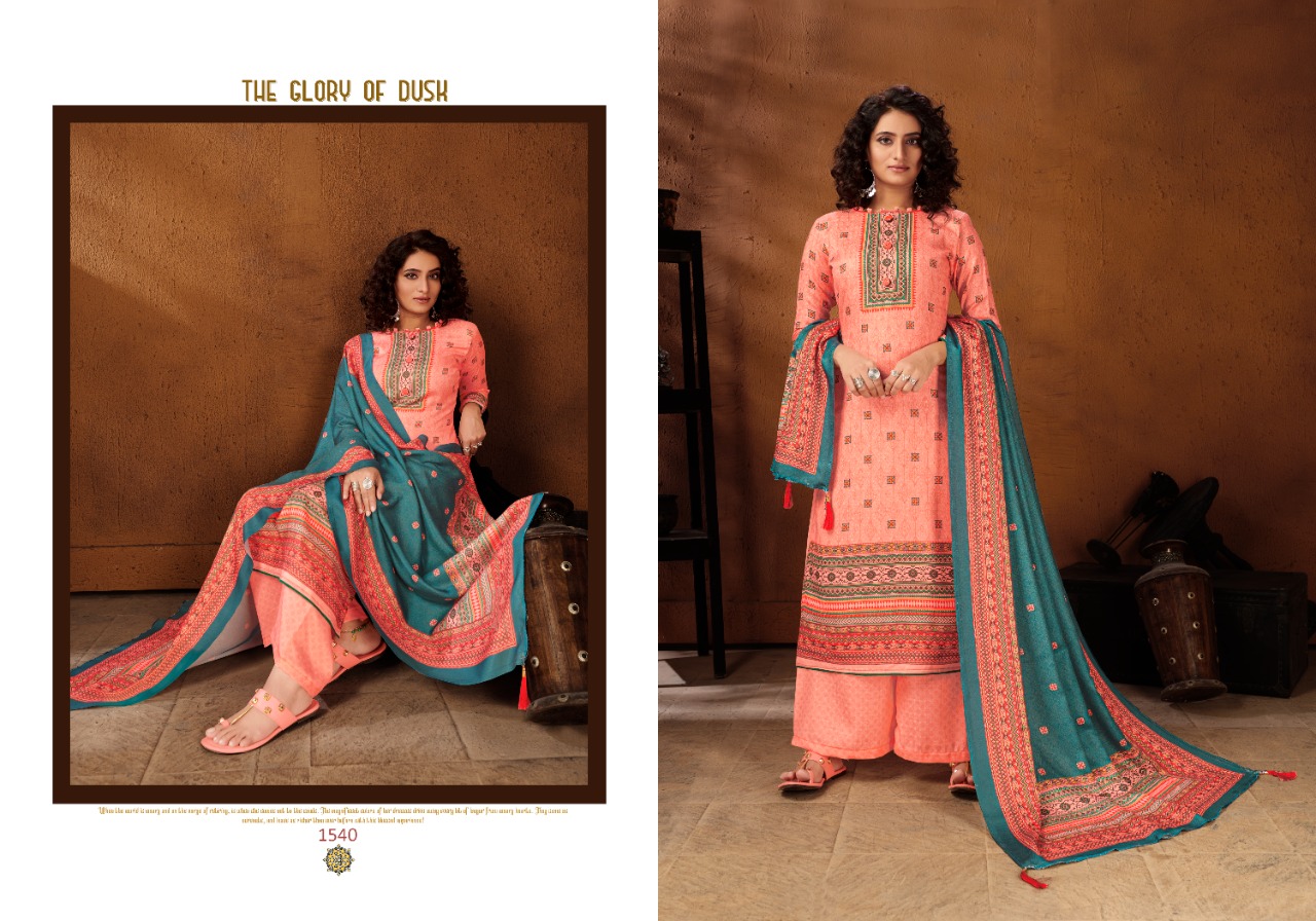 Bipson Meraki Wholesale Woolen Pashmina Dress