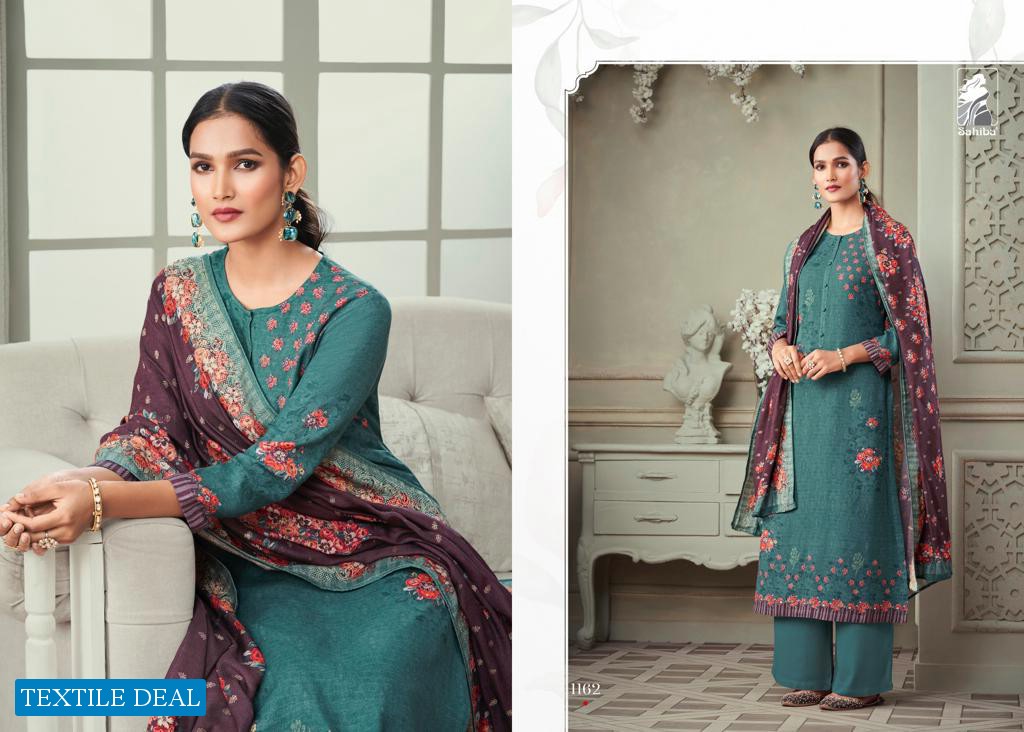 Sahiba Rag Darbari Wholesale Staple Twill Handwork Salwar Kameez